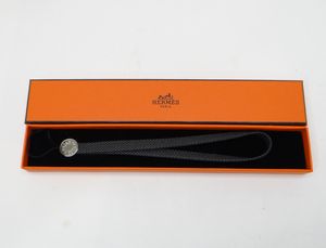 HERMES エルメス セリエ 携帯ストラップ キーチャーム シルバー