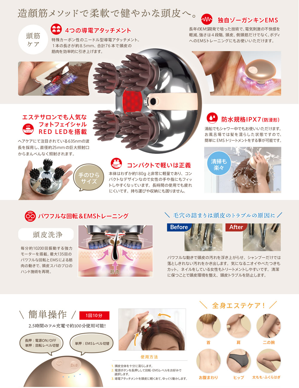 ZOGANKIN(ゾーガンキン) スカルプ-美容機器の卸/仕入れならビーウェイブ