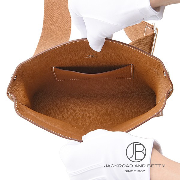 ヴィド ポッシュ ショルダーバッグ ゴールド ブラウン[] Videpoches