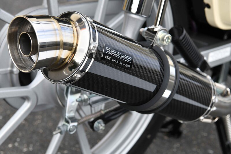 R-EVO カーボン フルエキゾースト：クロスカブ110：政府認証 ｜ BEAMS