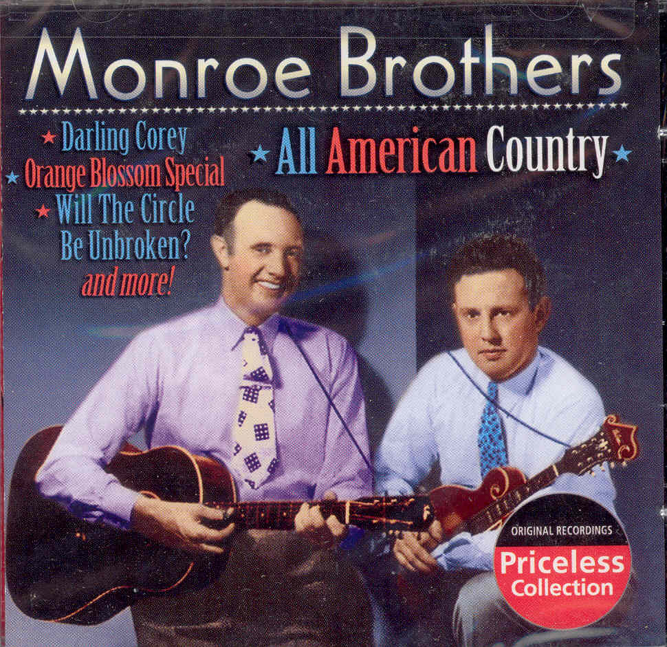 MONROE BROTHERS CD: All American Country - Bear Family Records