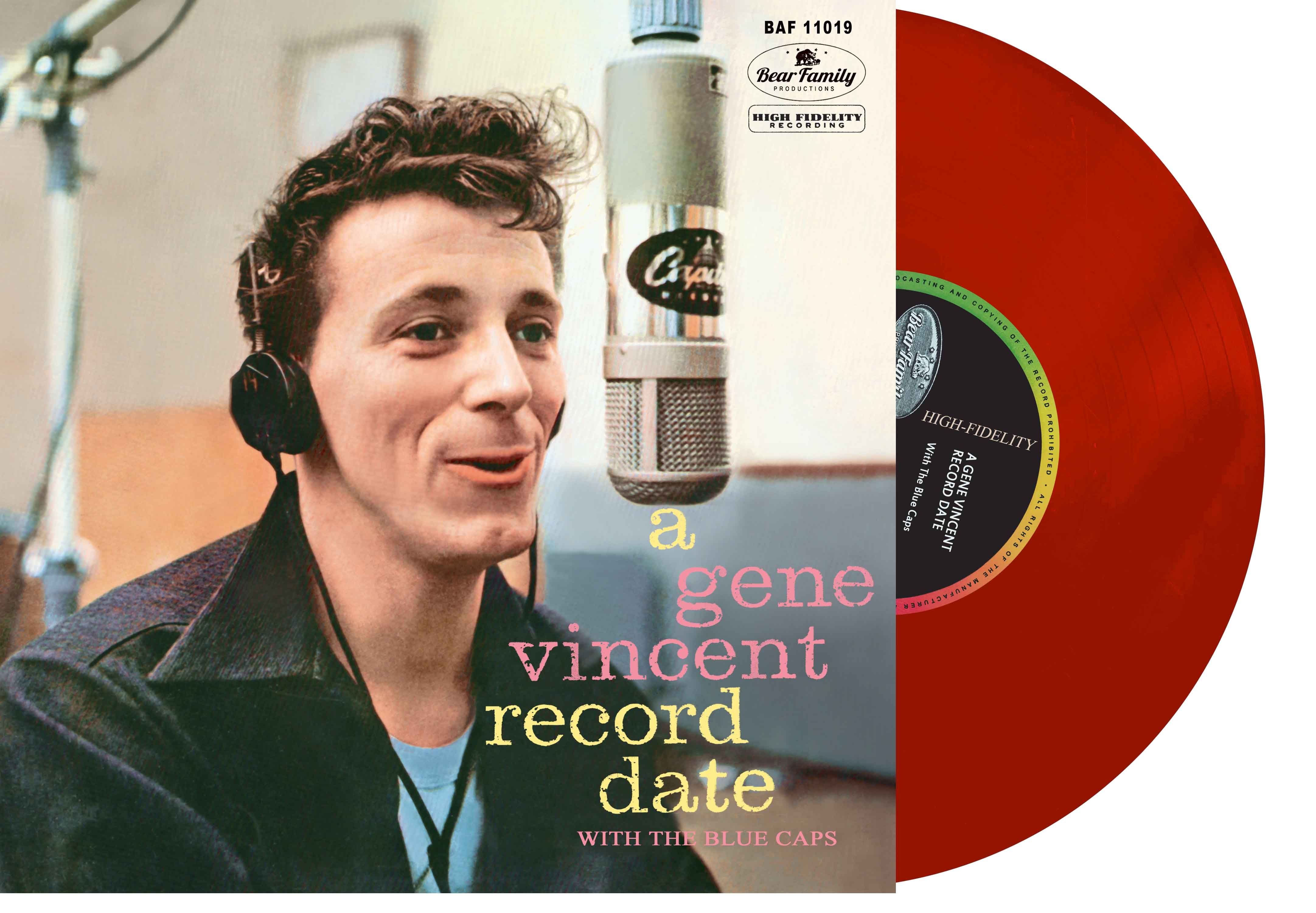 Gene Vincent & The Blue Caps LP: A Gene Vincent Record Date With