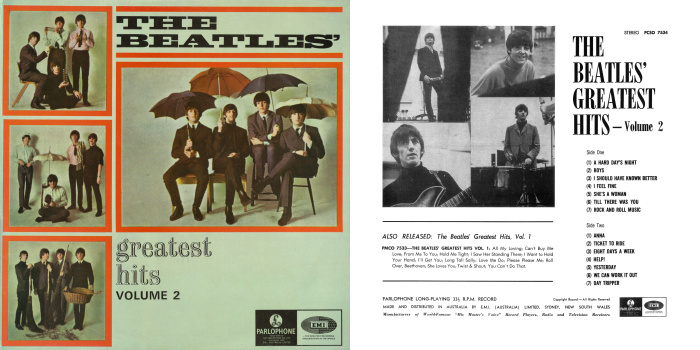 I Am The Platypus - The Beatles Australian Records Labelography