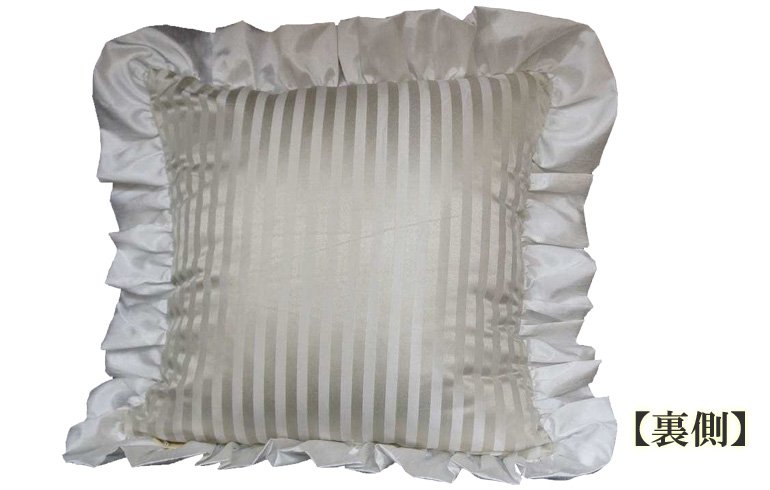 ジェニファーテイラー クッション フリル Haruno-GR 53×53cm | ロココ