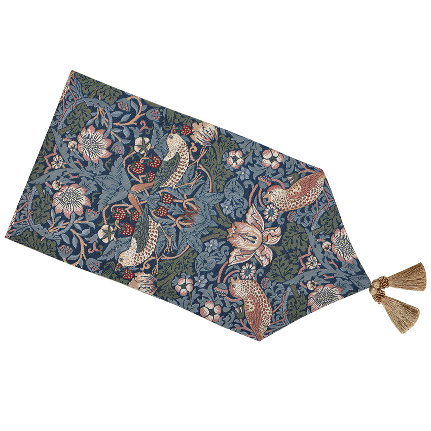 ジェニファーテイラー テーブルランナー Strawberry Thief 長さ120