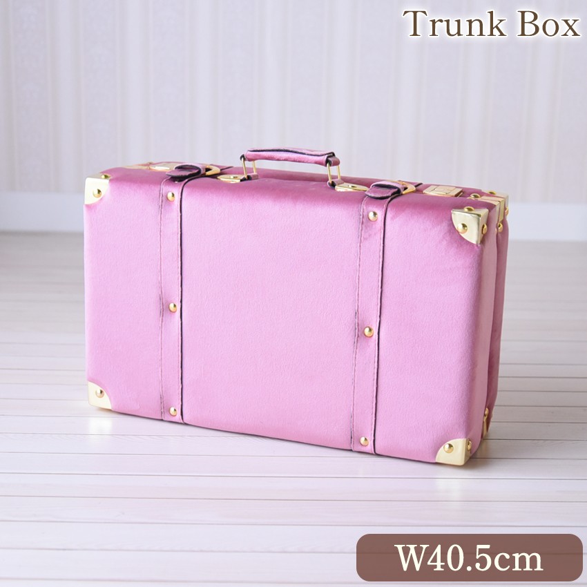 エレガント トランクBOX ピンク Mサイズ | ロココ調家具通販「ベベ