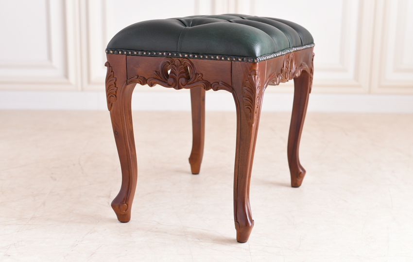 トリノサヴォイア ボナパルト オットマン スツール ブラウン 幅45cm