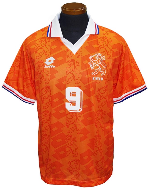 希少・イタリア製】オランダ代表 ユニフォーム 90s lotto 透かし柄 L