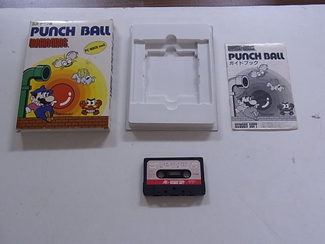 パンチボールマリオブラザーズ（1984年 ハドソンソフト カセットテープ