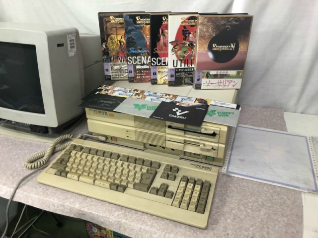 出張買取】エニックス製モニター『E:SCAN EM-15LR』やPC-88VA等の本体