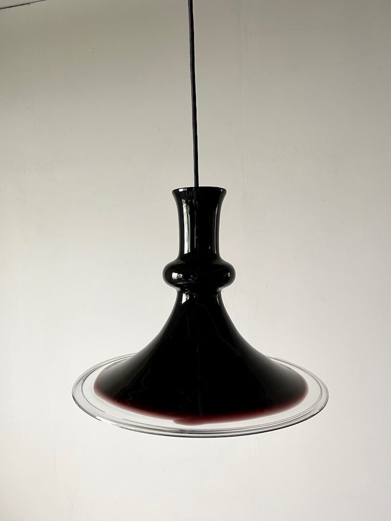 Bellbet | Glass Pendant Lamp “Etude” by Michael Bang for Holmegaard