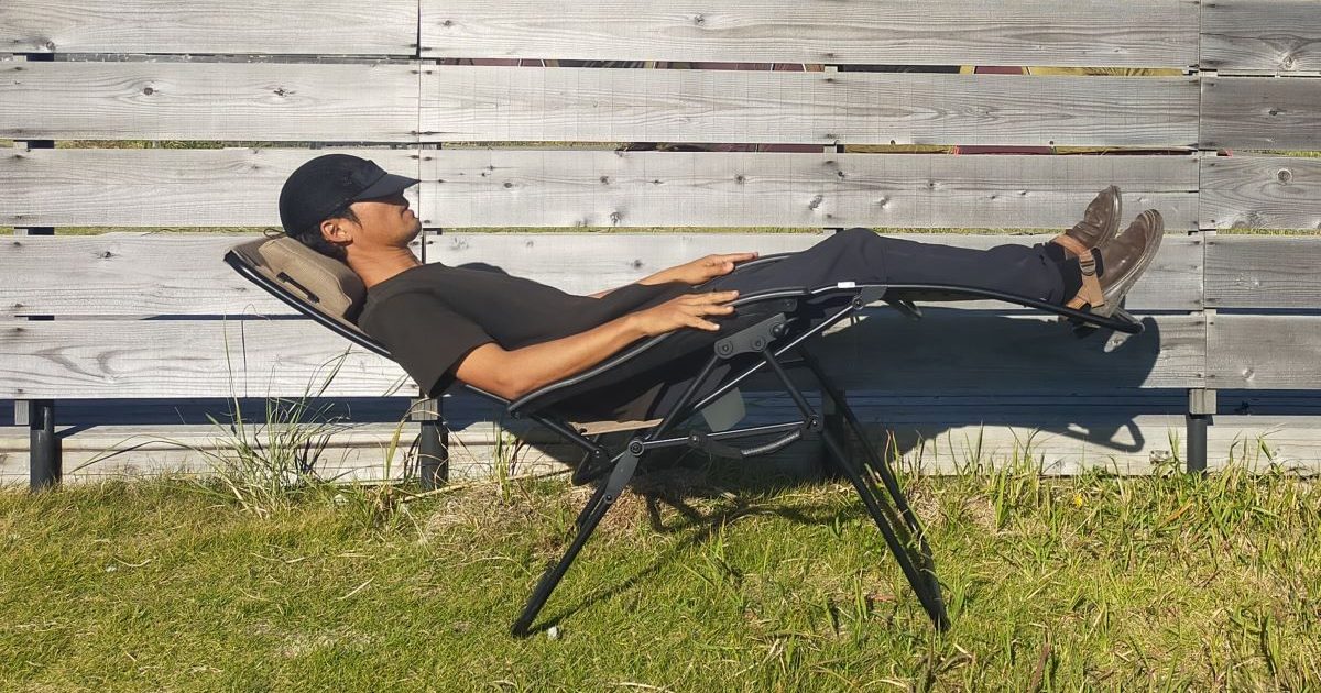 寝落ち必至！コールマンのインフィニティチェアが心地よすぎた