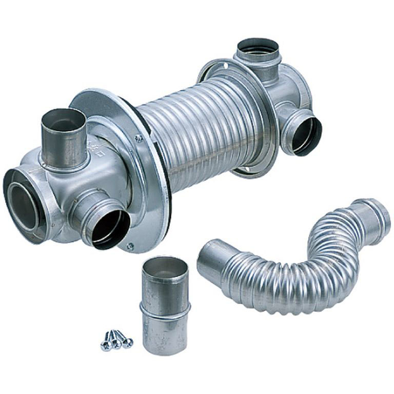 SR20F｜綜合器材｜FF式ストーブ用らんまスリーブセット φ41用 壁厚 115