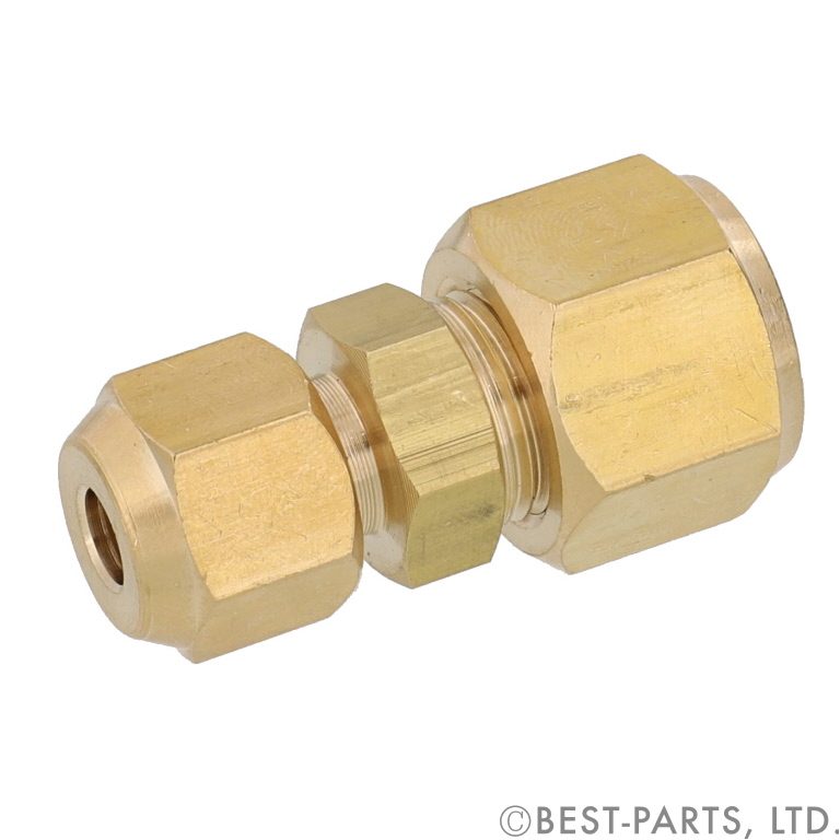 FG-23｜異径フレアユニオンナット付2分×3分 1/4×3/8｜ベストパーツ
