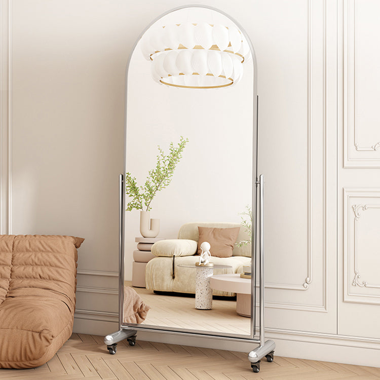 ミラー 全身鏡 ステンレス キャスター付 fzbl-1848