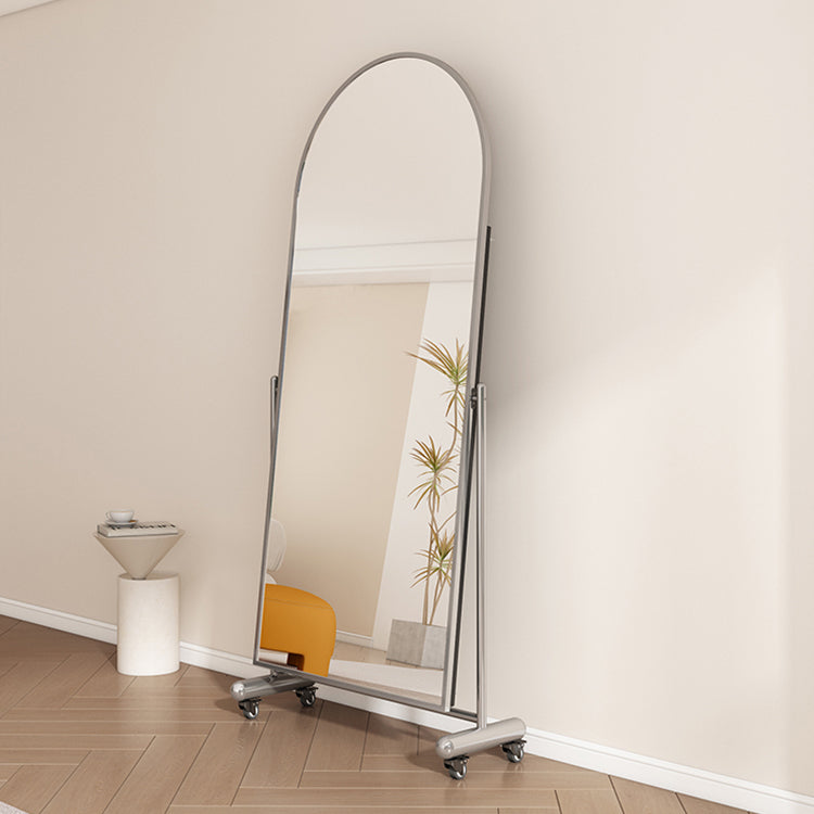 ミラー 全身鏡 ステンレス キャスター付 fzbl-1848