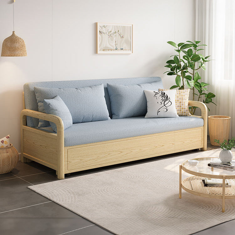 北欧デザイン アッシュ材使用 高級ソファー ソファベッド fnm-956