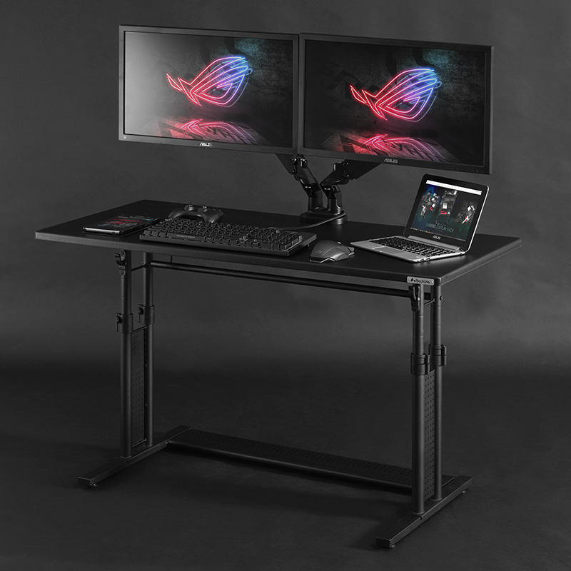 ツインポールテレビスタンド BHV-2400-BK | Bauhütte®