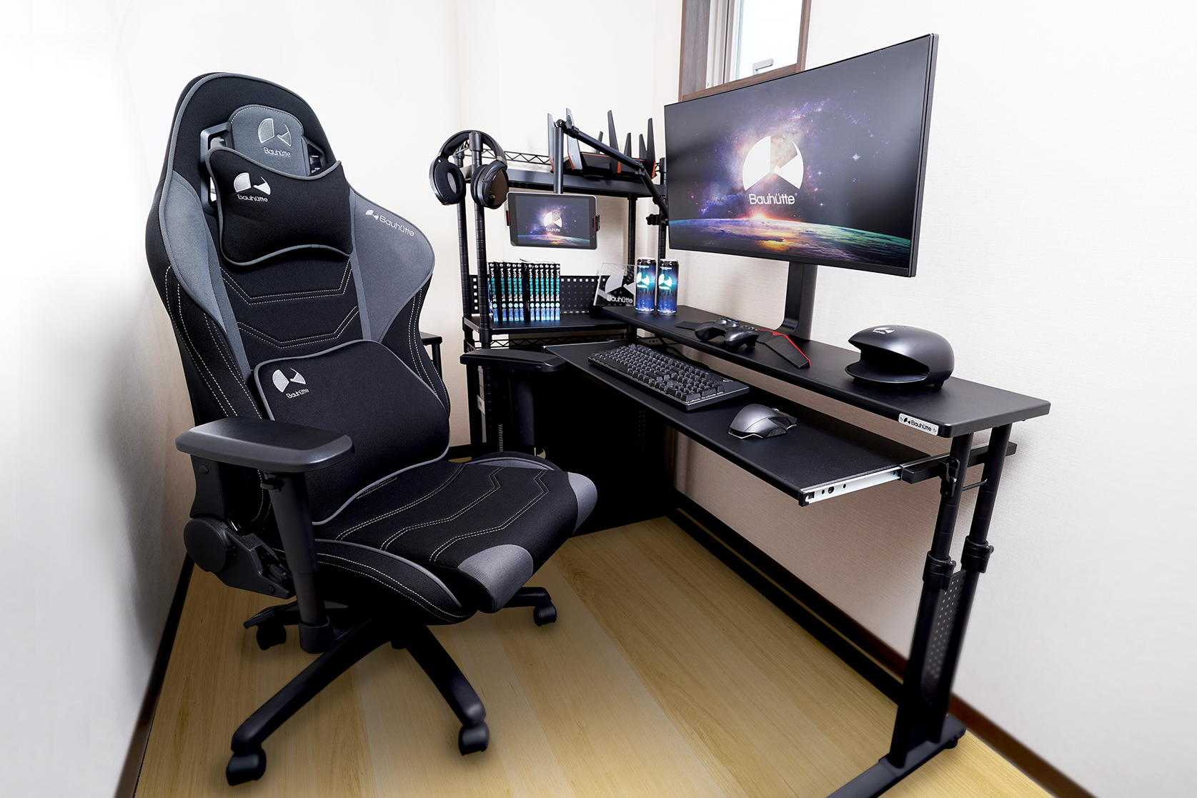 スリムデスク BHD-1200MSLM / BHD-1200HSLM | Bauhütte®