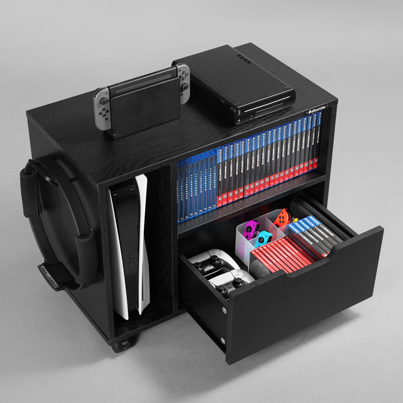 ゲーム機収納ラック キャビネットタイプ BHS-640G | Bauhütte®