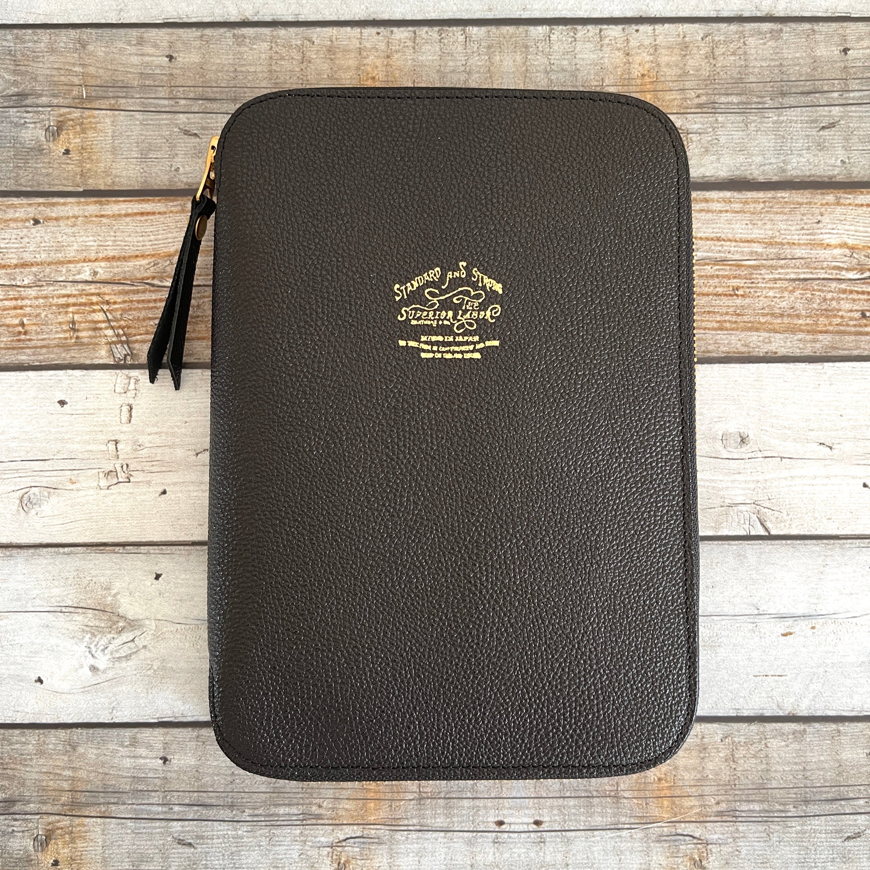 TSL] Kurozan Leather Zip Organizer // Black – Baum-kuchen