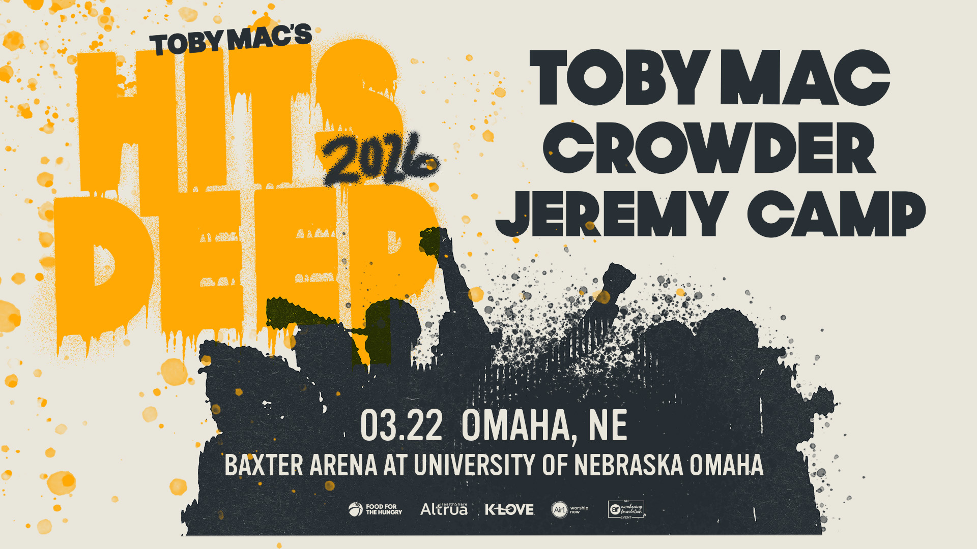 Tobymac Hits Deep 2026 - Baxter Arena
