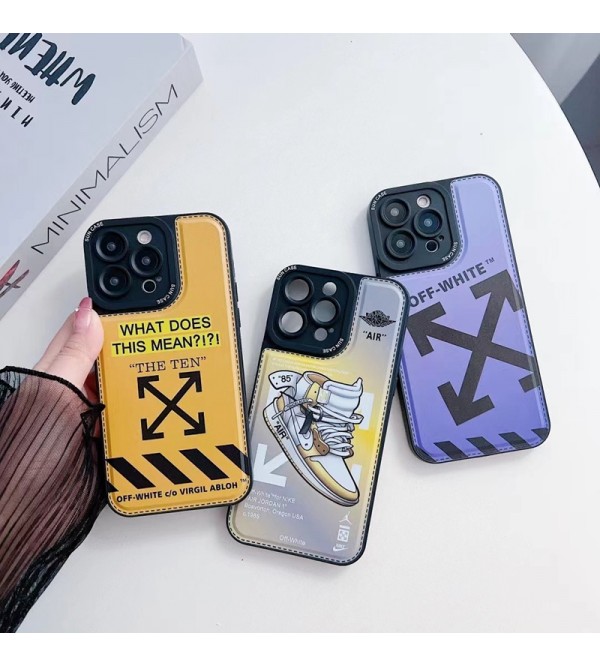 Off-Whiteオフホワイトiphone se第3世代/15pro max/14plusケース