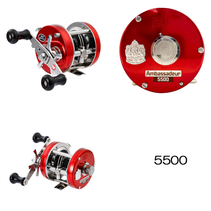 アブガルシア アンバサダー 5500/5501 ファクトリーチューンドレッド