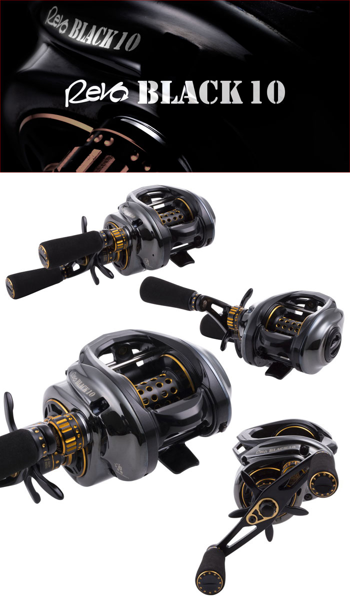 アブ レボブラックテン Abu Revo BLACK 10 - 【バス・トラウト・ソルト