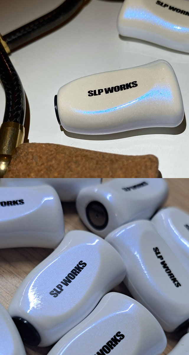 SLPワークス I型コルクノブ ＃パールホワイト バックラッシュ別注