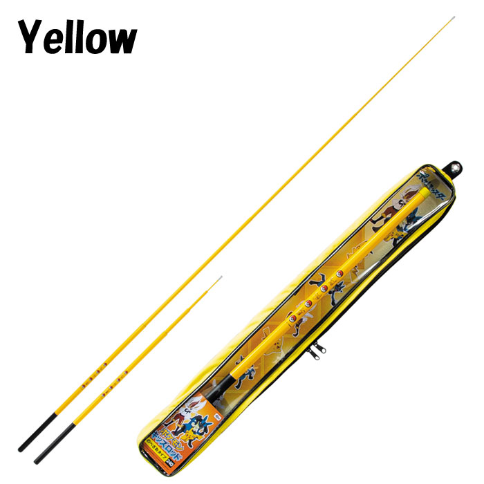 ゼブコ ポケモンキッズロッド のべ竿タイプ 240cm - 【バス・トラウト