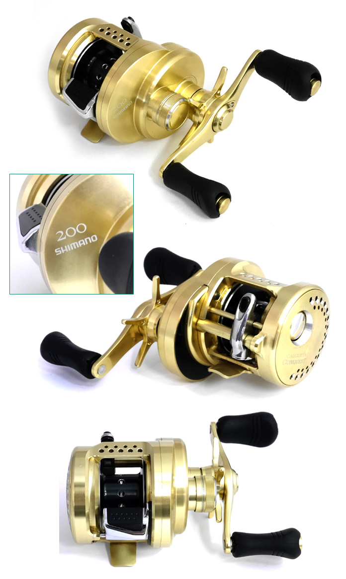 中古品】シマノ 14 カルカッタコンクエスト 200 SHIMANO CALCUTTA