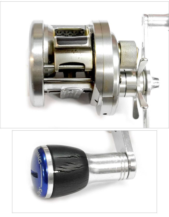 中古品】 シマノ 03カルカッタコンクエスト 200DC 右巻き SHIMANO