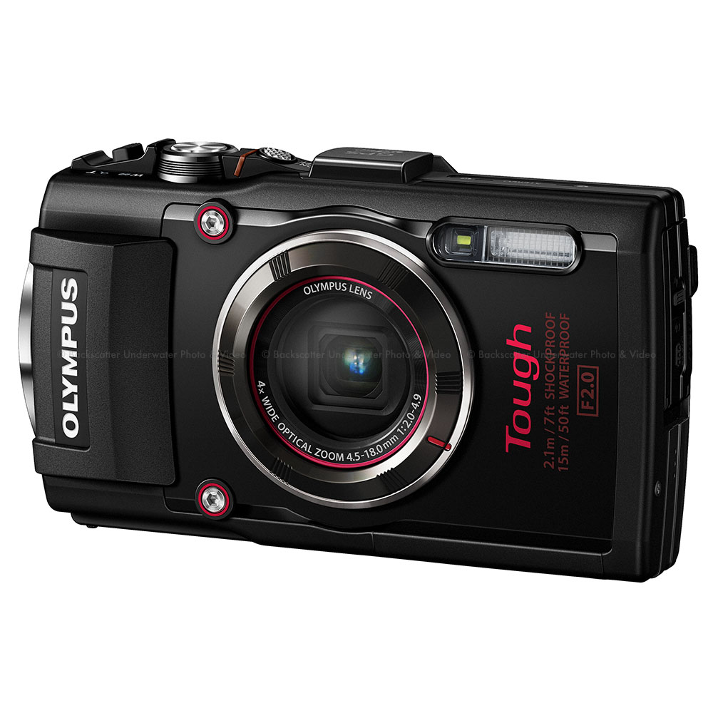 Olympus Tough TG-4 iHS Waterproof Compact Camera - Black