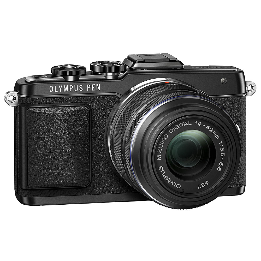 Olympus PEN E-PL7 Micro 4:3 Mirrorless Black Camera with 14-42mm