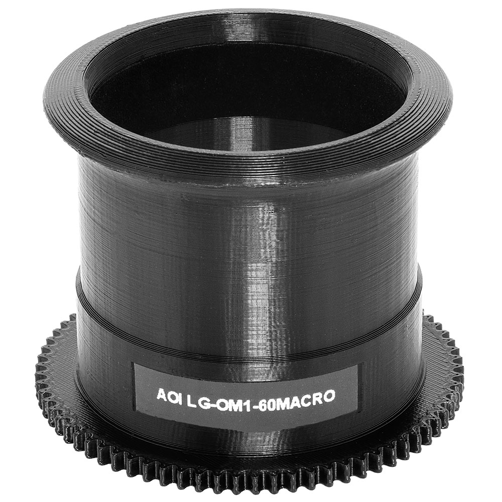AOI LG-OM1 Focus Gear: Olympus 60mm f/2.8 M. Zuiko Digital ED