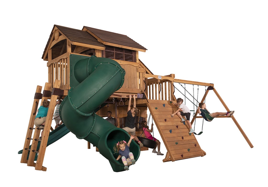 Olympian Outlook XL 5 Swing Set