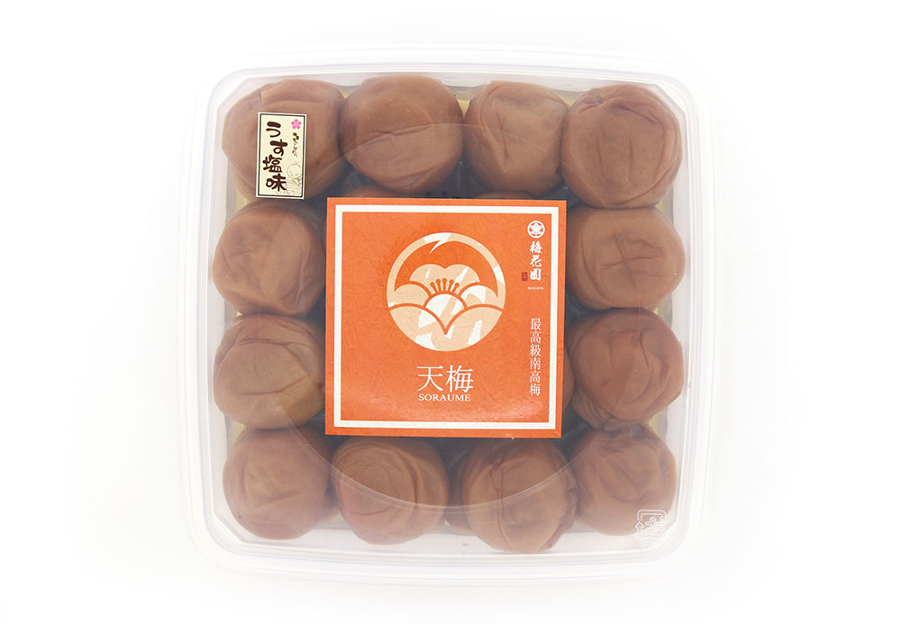 天梅うすしお1kg | 和歌山の紀州南高梅の梅干のみ販売する梅花園