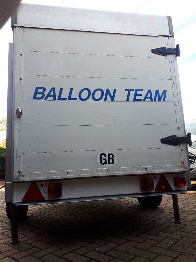 2.5m single axle Heinemann trailer | Balloons4sale.eu