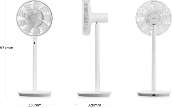 スペック | The GreenFan | BALMUDA（バルミューダ）公式サイト