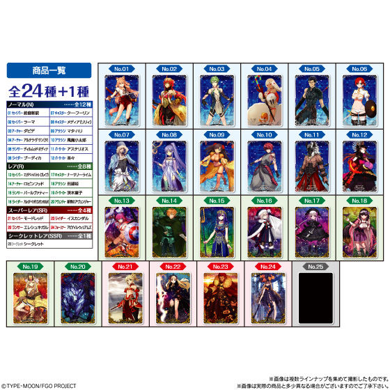 Fate/Grand Orderウエハース5｜発売日：2018年11月12日｜バンダイ