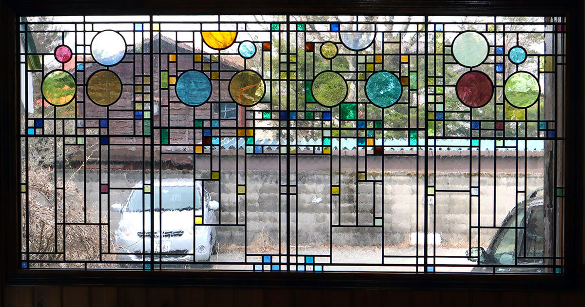 ライトスタイル(フランク・ロイド・ライト)-007 | ステンドグラスバロック