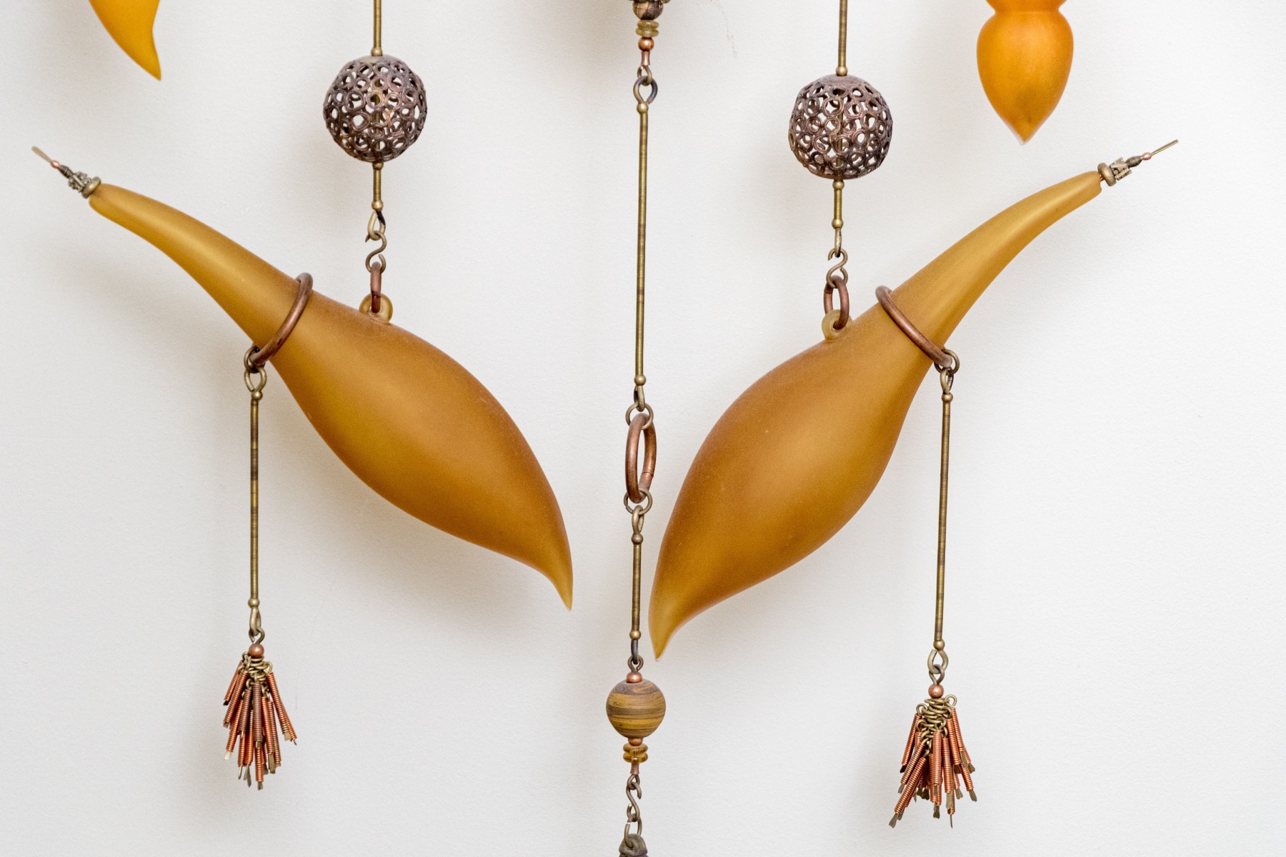 Jenny Pohlman & Sabrina Knowles Mixed Metal & Glass Hanging Mobile