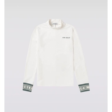 CPG GOLF シーピージーゴルフ RIB LOGO MOCK NECK LS モックネック