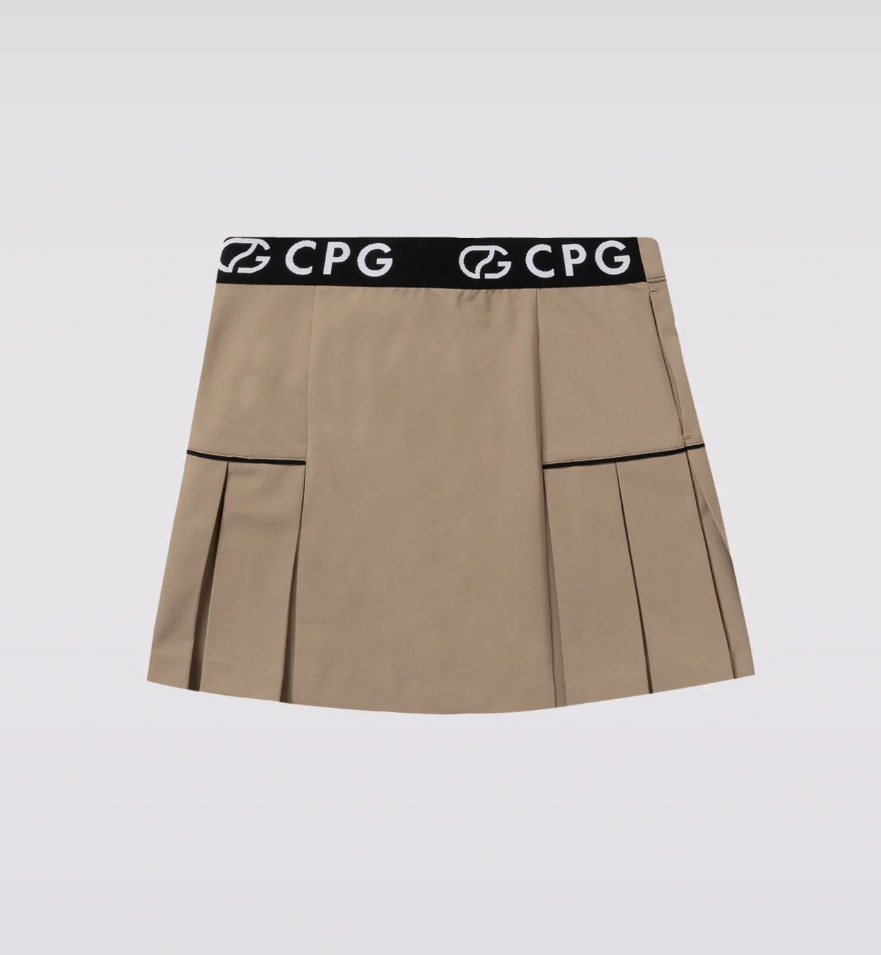 CPG GOLF シービージーゴルフ PANEL SKIRT スカート ベージュ