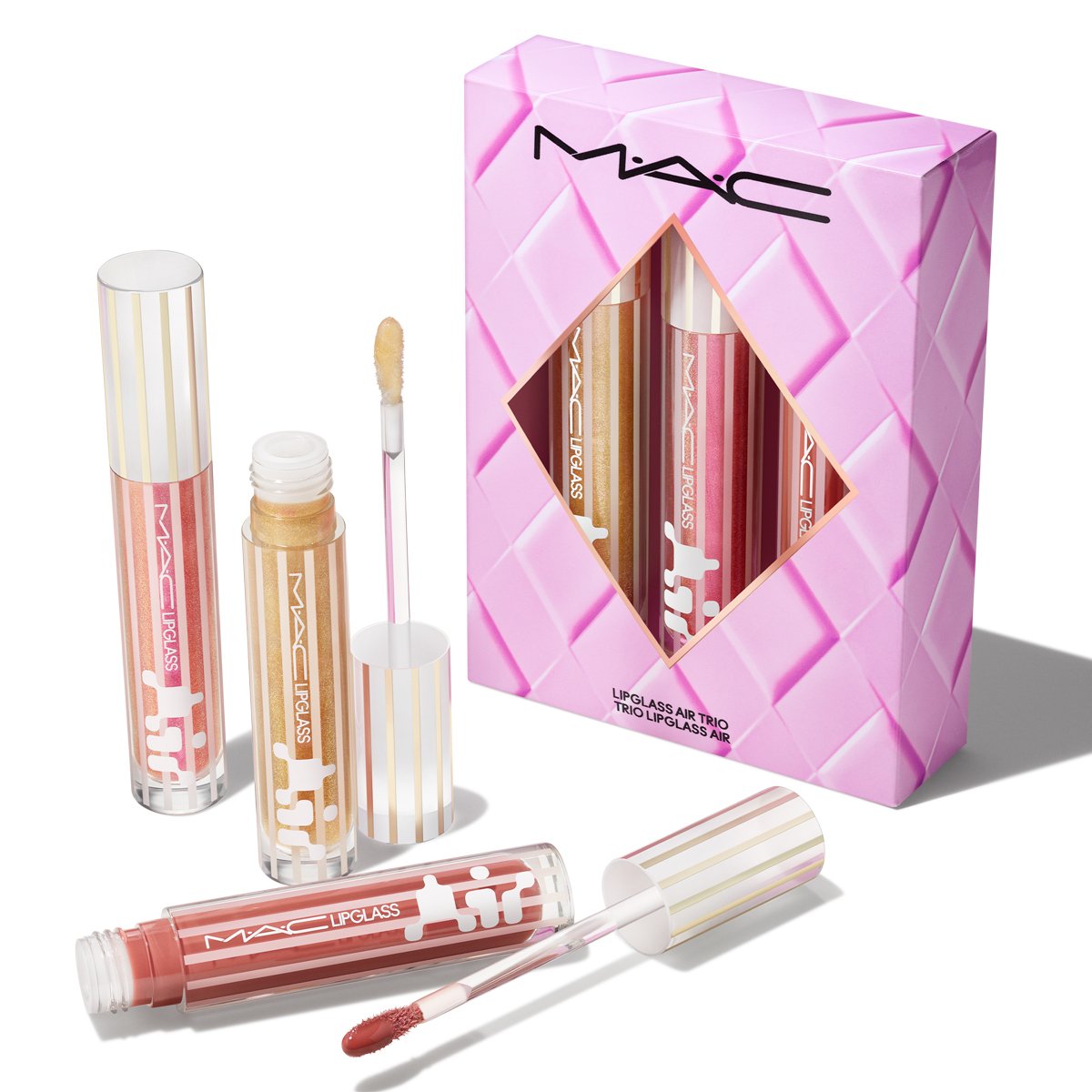 M・A・C（MAC）］グロス エンスージアスト リップガラス エアー トリオ
