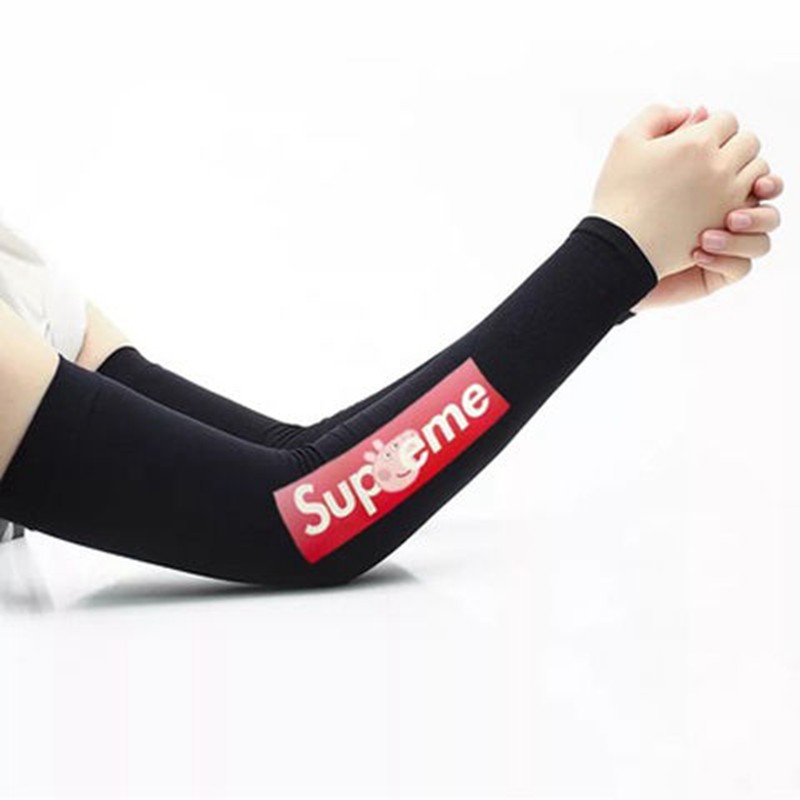 supreme アームカバー UVカット 手ぶくろロングゴルフウエア 冷感 男女