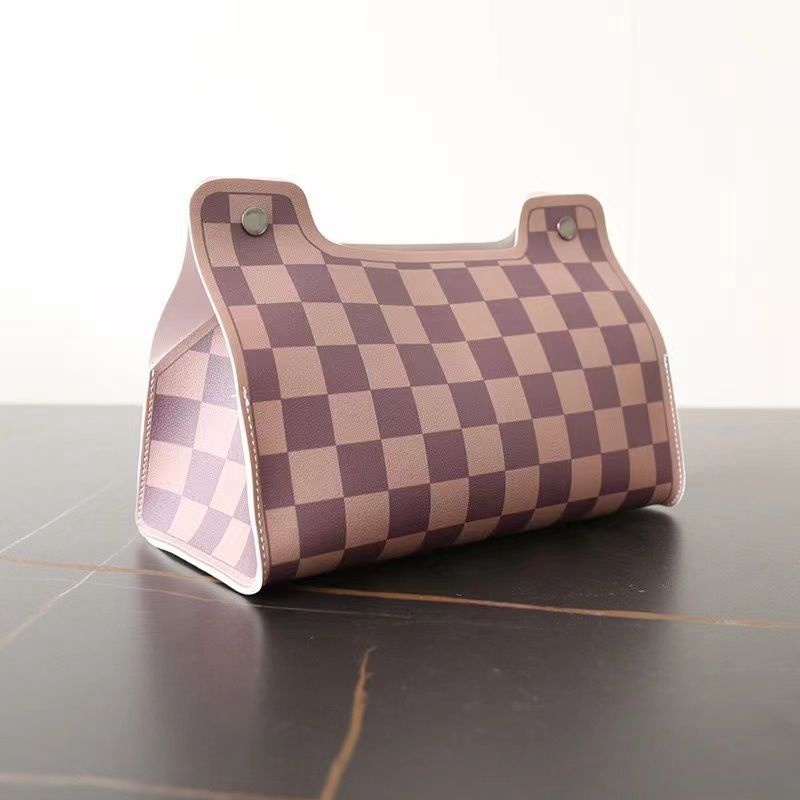 ルイヴィトンティッシュボックスハイブランドファッション PU レザー 4