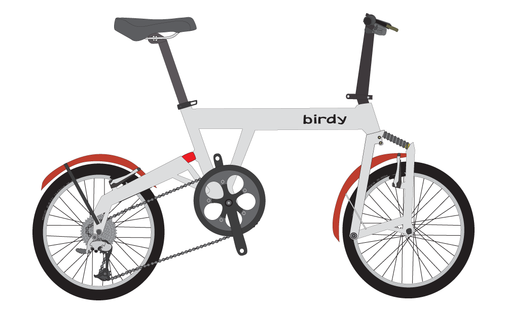 BD-1やBirdyの純正泥除け取付方法 | ちゃりすき