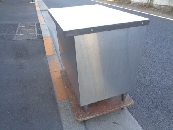 売約済み】◇中古品◇マルゼン ステンレス作業台／引き出し引き戸付き